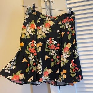Reformation floral skirt